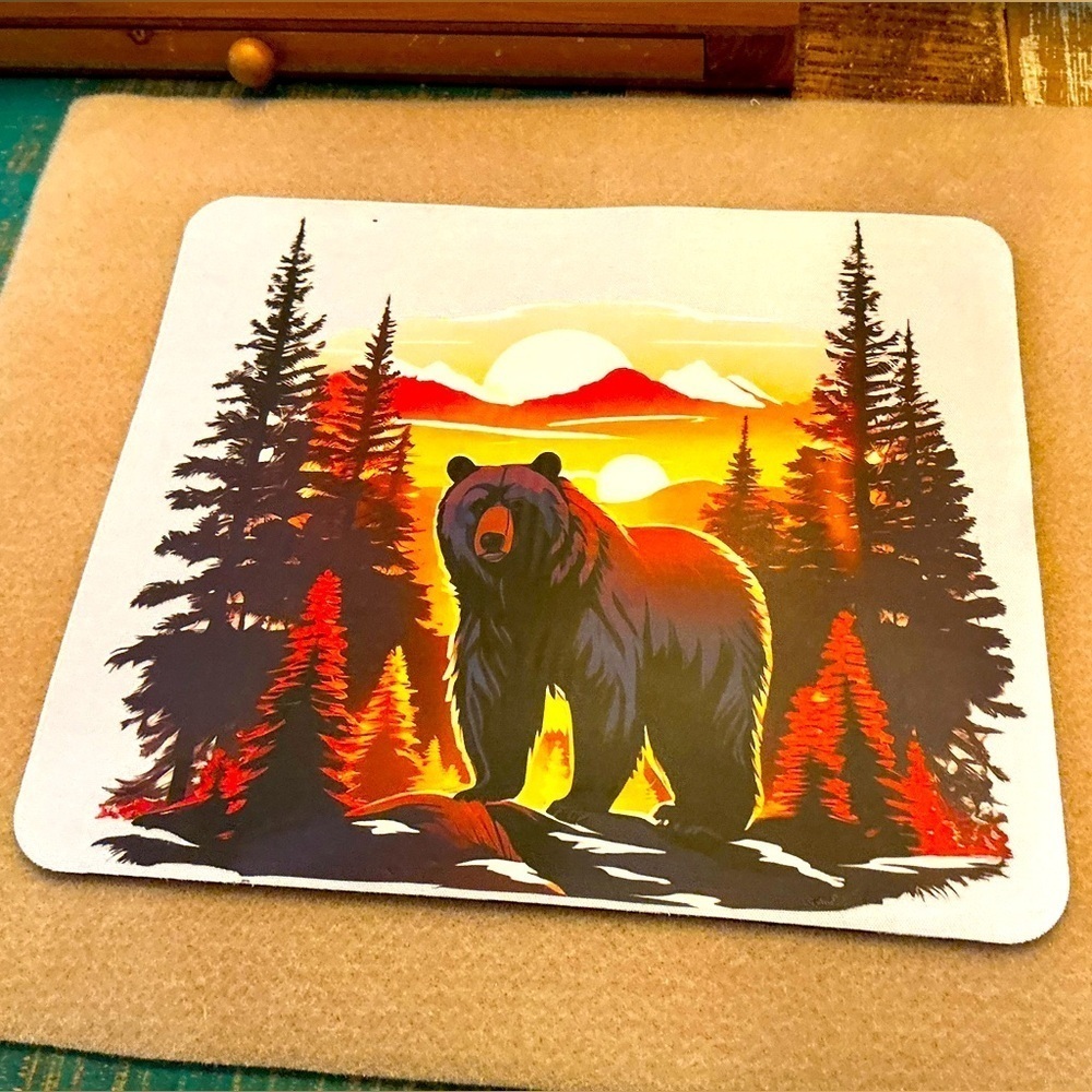 Hand Pressed Mouse Pad!  Brand New!